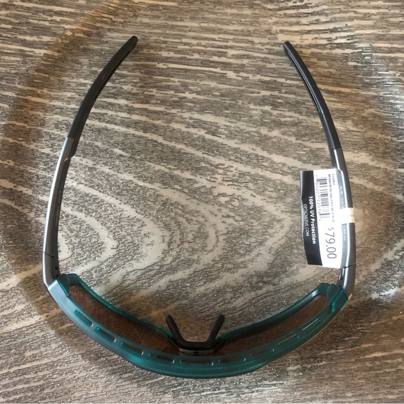 Turquoise Frame Optic Nerve Sunglasses - Picture 8 of 14